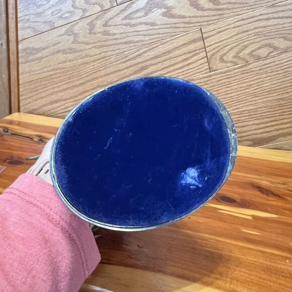 Vintage 1994 International Silver Co Silver Plated Angel W Taper Candle Holder - Picture 3 of 11